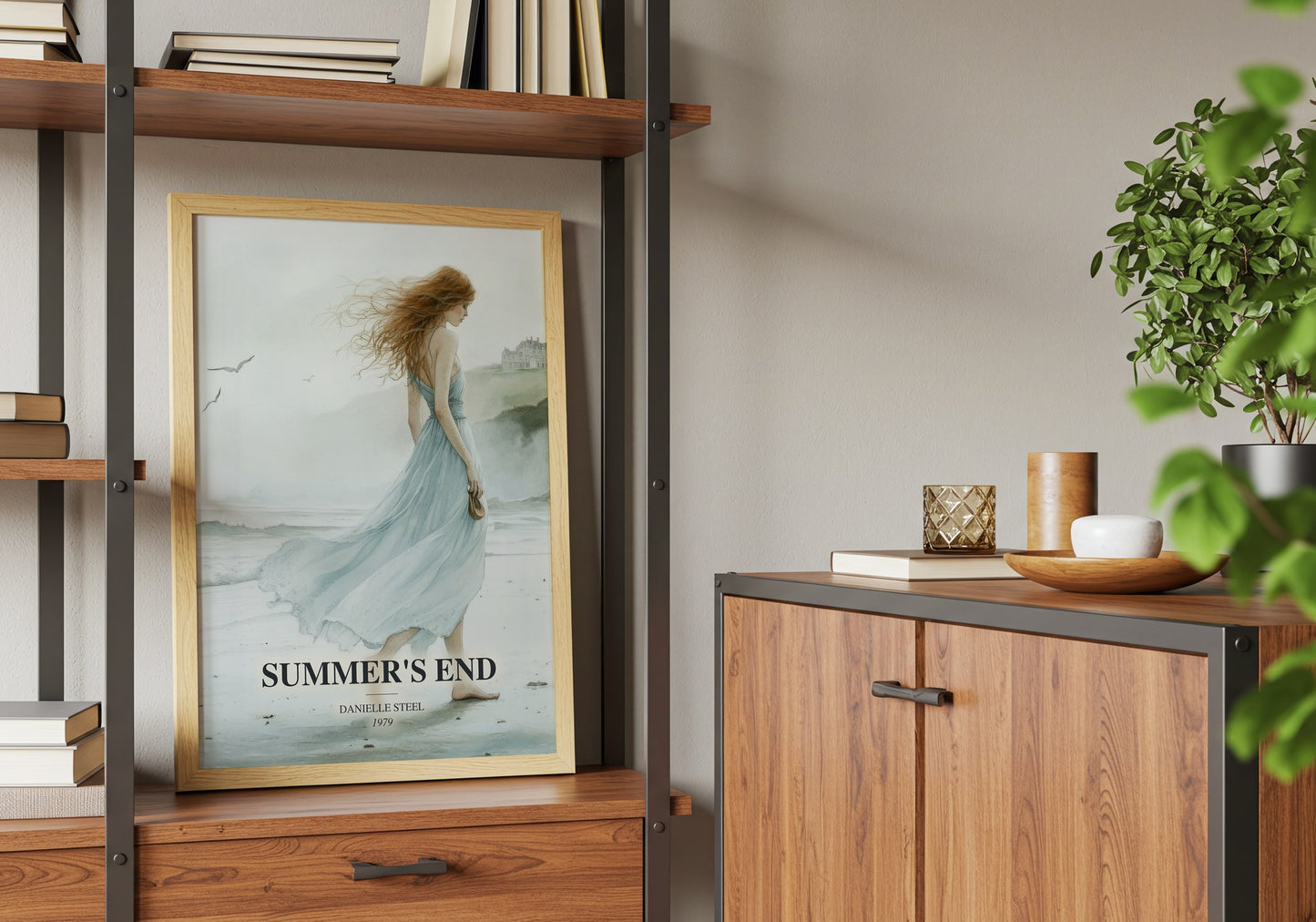Summer'S End book watercolour illustration paper finish options – matte satin gloss