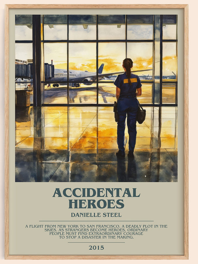 Accidental Heroes Bookish Wall Art by Danielle Steel
