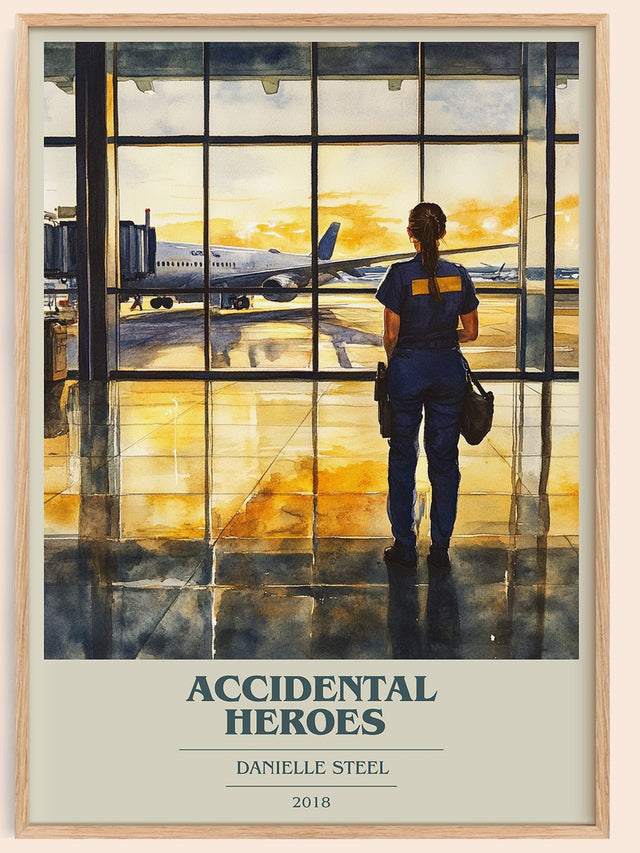 Accidental Heroes Book Cover Poster by Danielle Steel