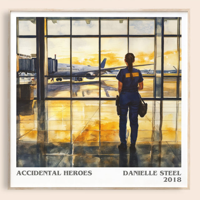 Accidental Heroes Literary Art Print by Danielle Steel