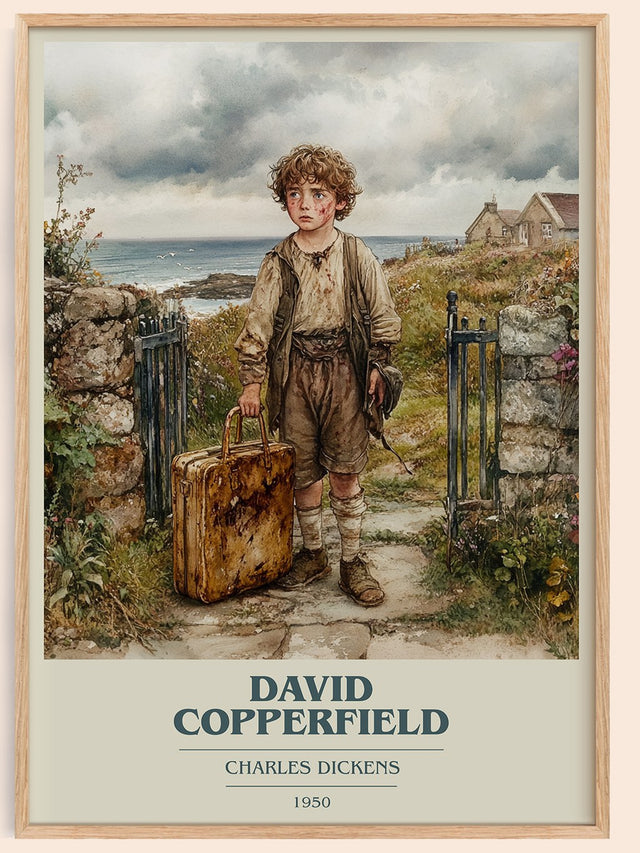 David Copperfield Book Cover Poster by Charles Dickens
