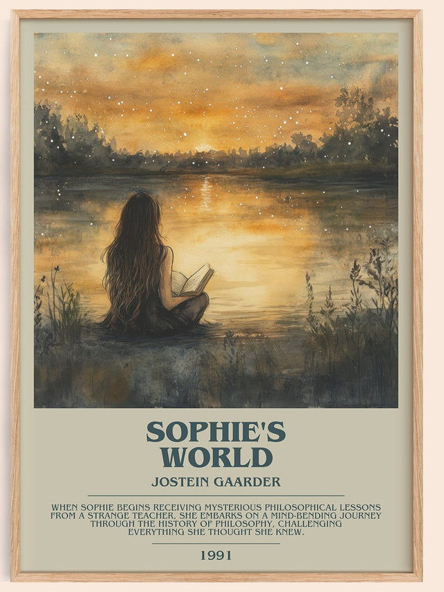 Sophie's World Bookish Wall Art by Jostein Gaarder