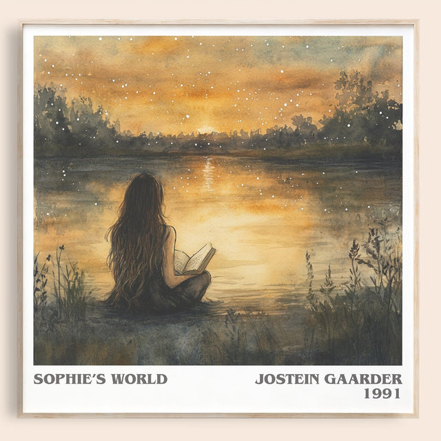 Sophie's World Literary Art Print by Jostein Gaarder