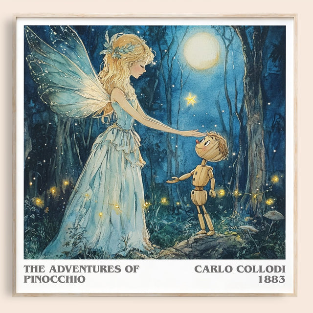 Adventures of Pinocchio Literary Art Print by Carlo Collodi