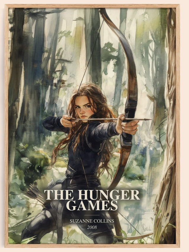 Hunger Games Book Watercolour Illustration by Suzanne Collins