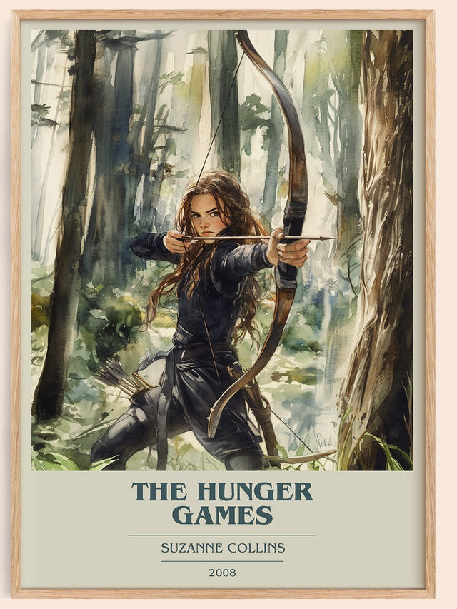 Hunger Games Book Cover Poster by Suzanne Collins