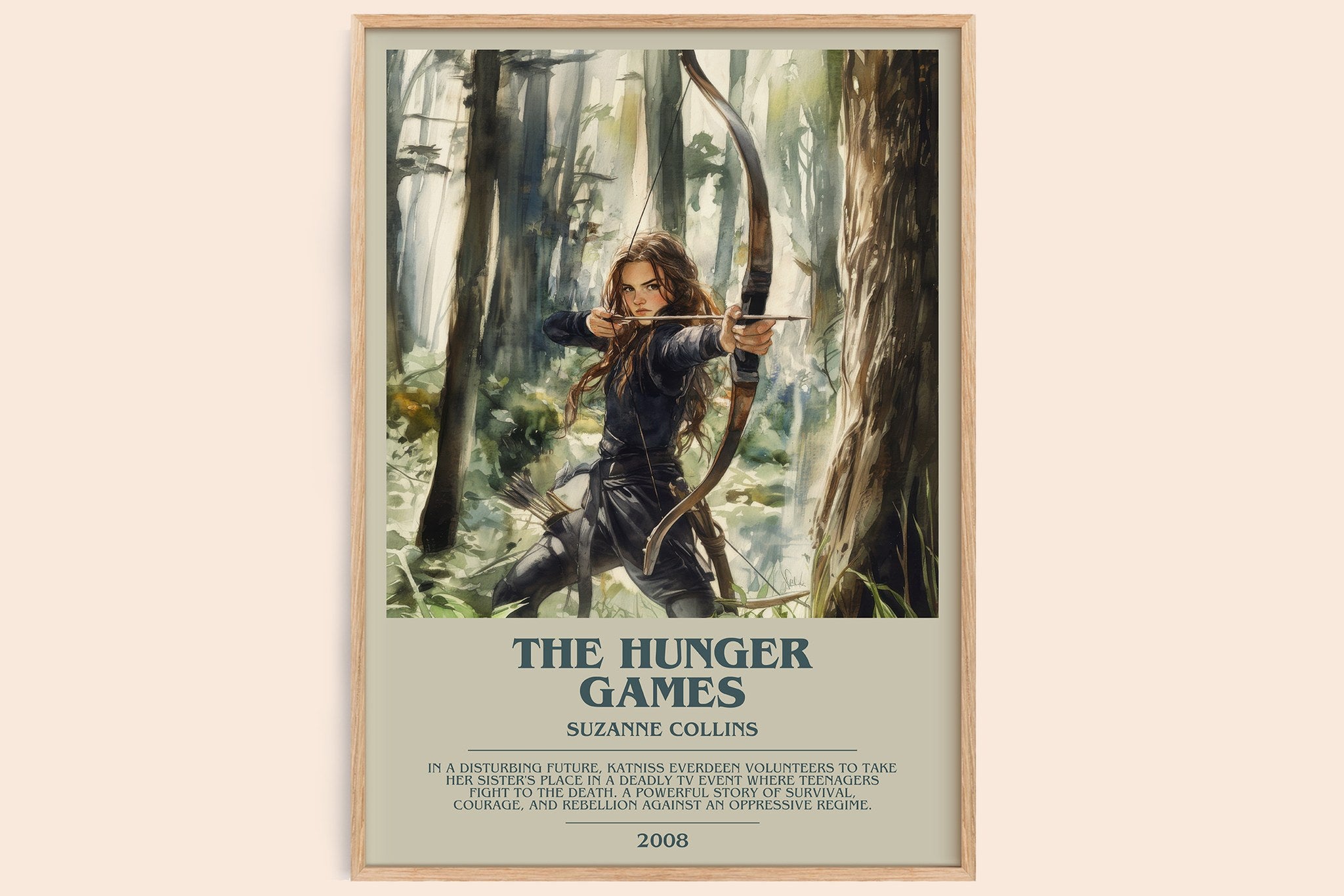 Hunger Games Bookish Wall Art by Suzanne Collins
