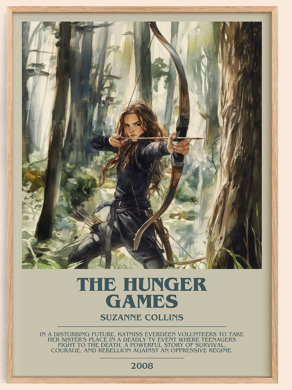 Hunger Games Bookish Wall Art by Suzanne Collins