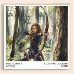 Hunger Games Literary Art Print by Suzanne Collins