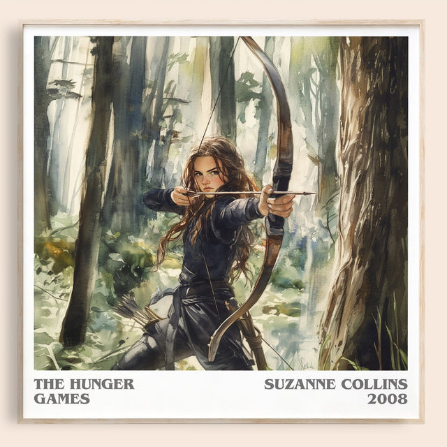 Hunger Games Literary Art Print by Suzanne Collins