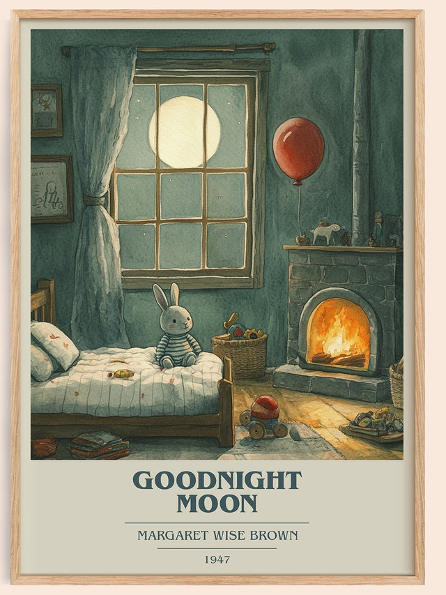 Good Night Moon Book Cover Poster by Margaret Wise Brown