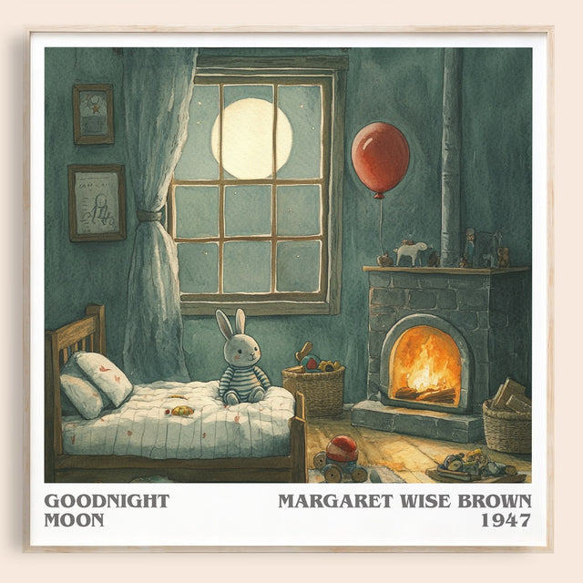 Good Night Moon Literary Art Print by Margaret Wise Brown