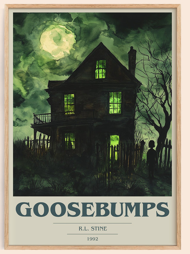 Goosebumps Book Cover Poster by R.L. Stine