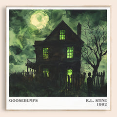 Goosebumps Literary Art Print by R.L. Stine