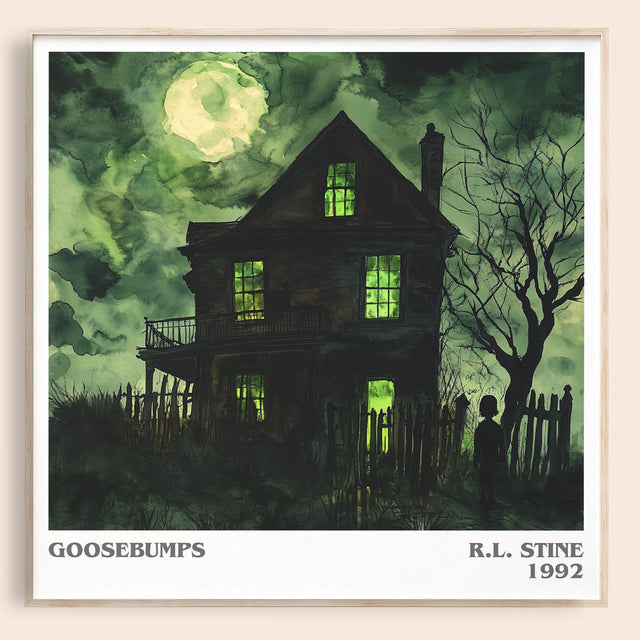 Goosebumps Literary Art Print by R.L. Stine