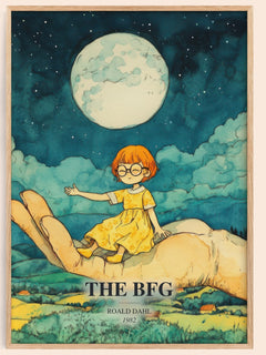 The Bfg Book Watercolour Illustration by Roald Dahl