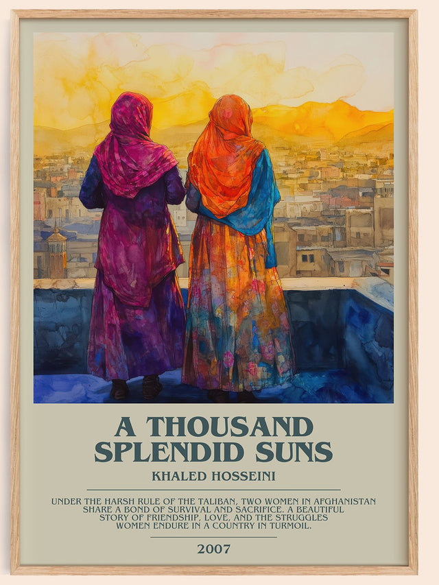 A Thousand Splendid Suns Bookish Wall Art by Khaled Hosseini