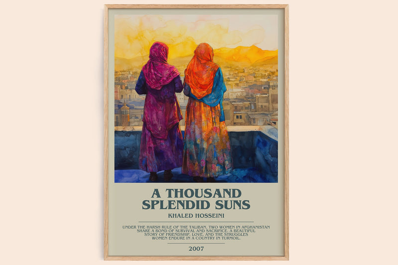 A Thousand Splendid Suns Bookish Wall Art by Khaled Hosseini (Modern style)