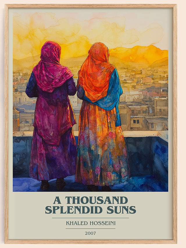 A Thousand Splendid Suns Book Cover Poster by Khaled Hosseini