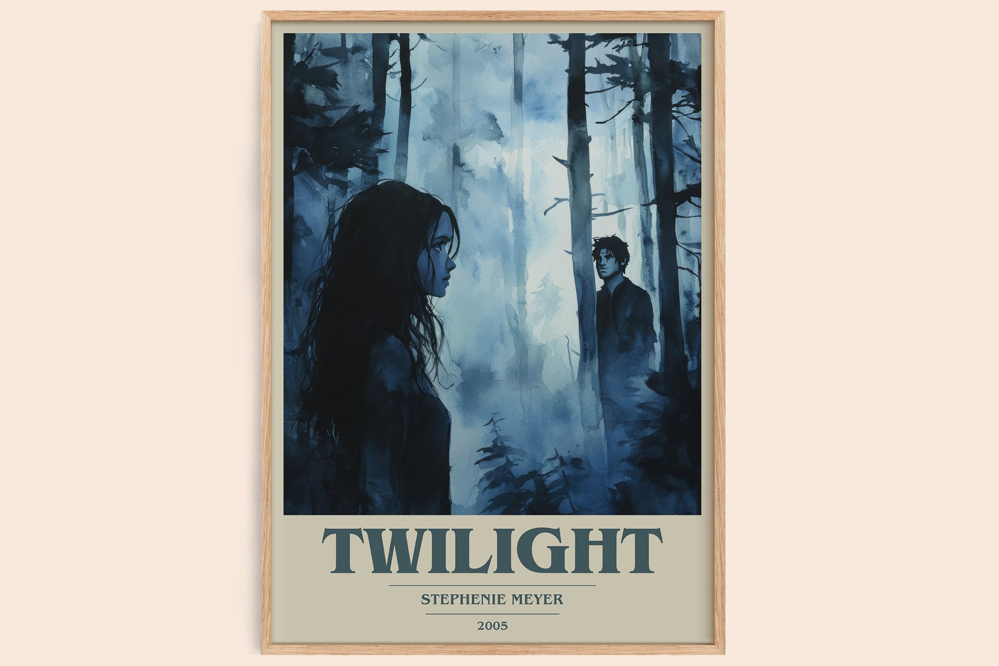 Twilight Book Cover Poster by Stephanie Meyer