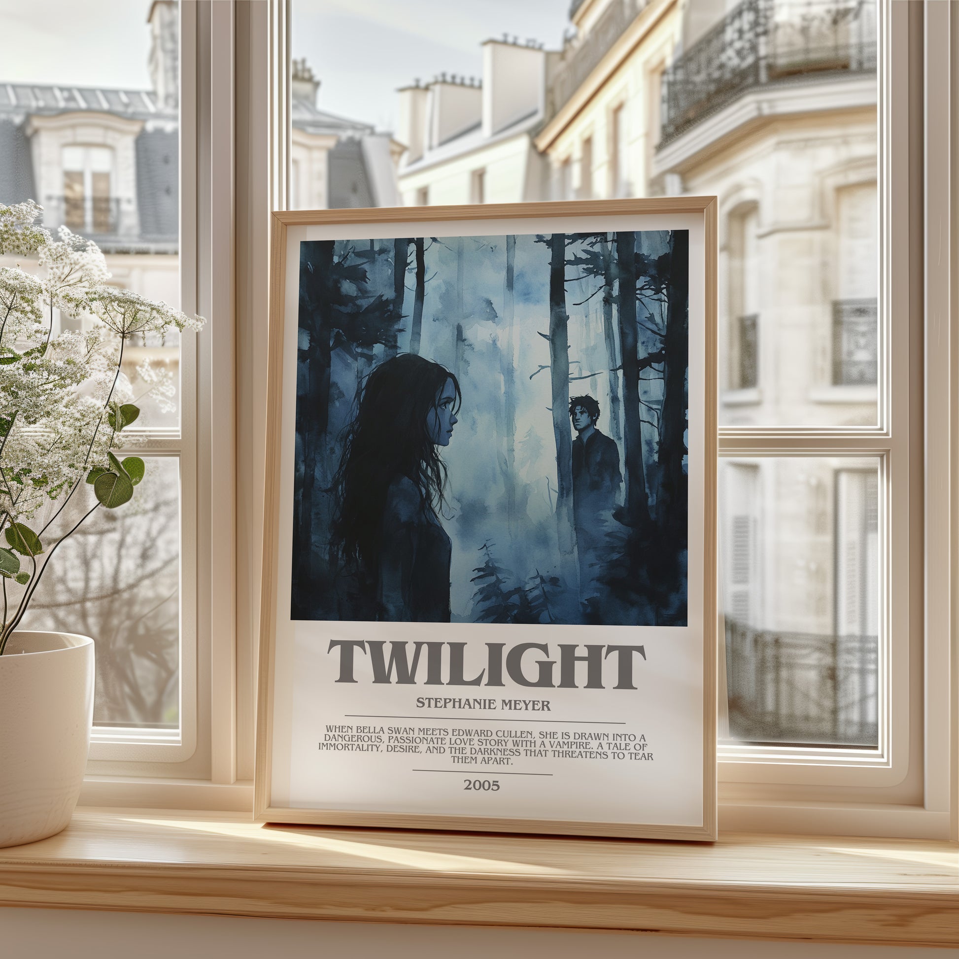 Twilight bookish poster colour and style options – Stephanie Meyer book art