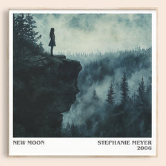 New Moon Literary Art Print by Stephenie Meyer