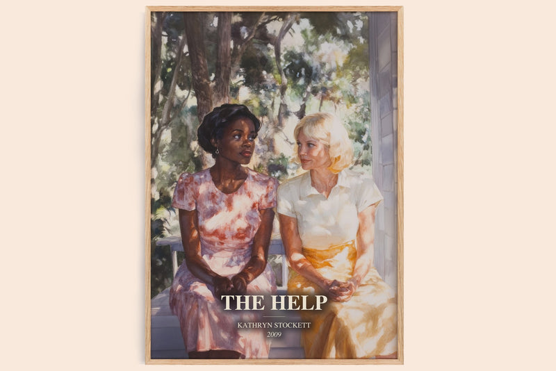 The Help Book Watercolour Illustration by Kathryn Stockett (Edge style)