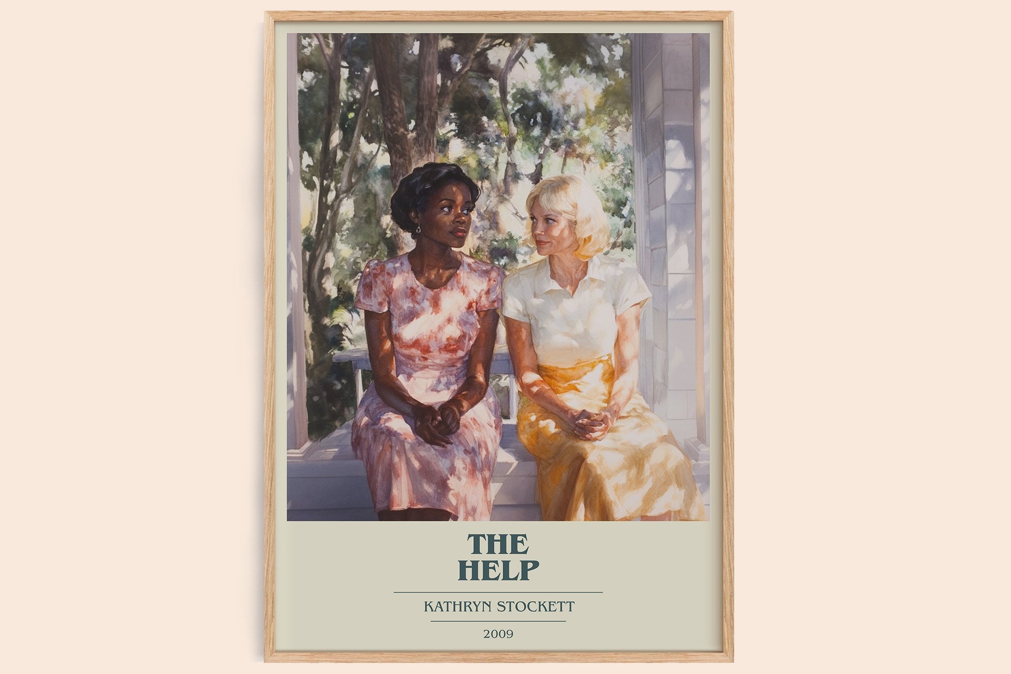 The Help Book Cover Poster by Kathryn Stockett