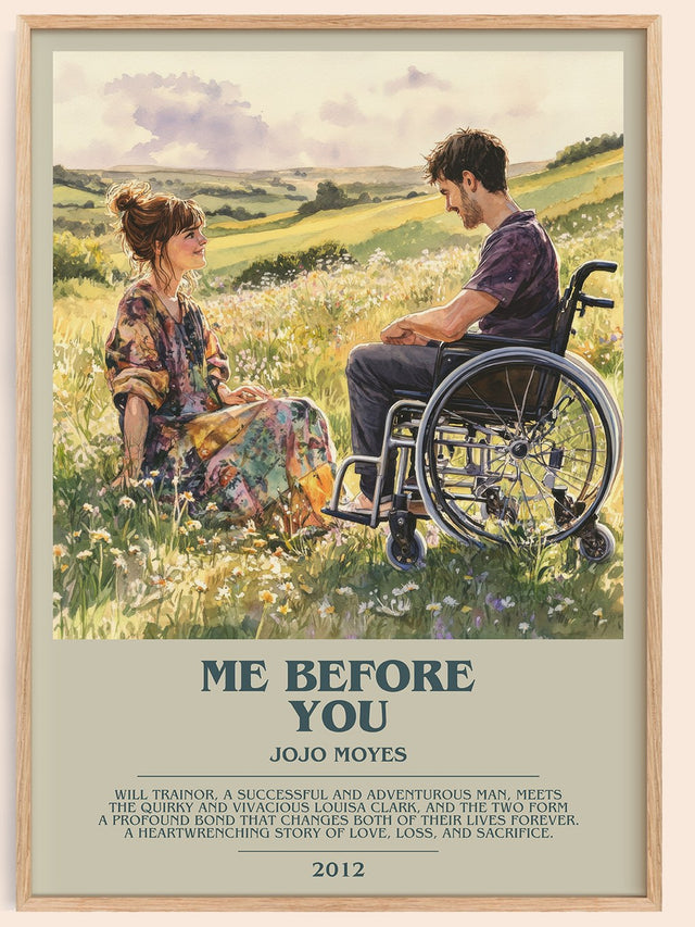 Me Before You Bookish Wall Art by Jojo Moyes