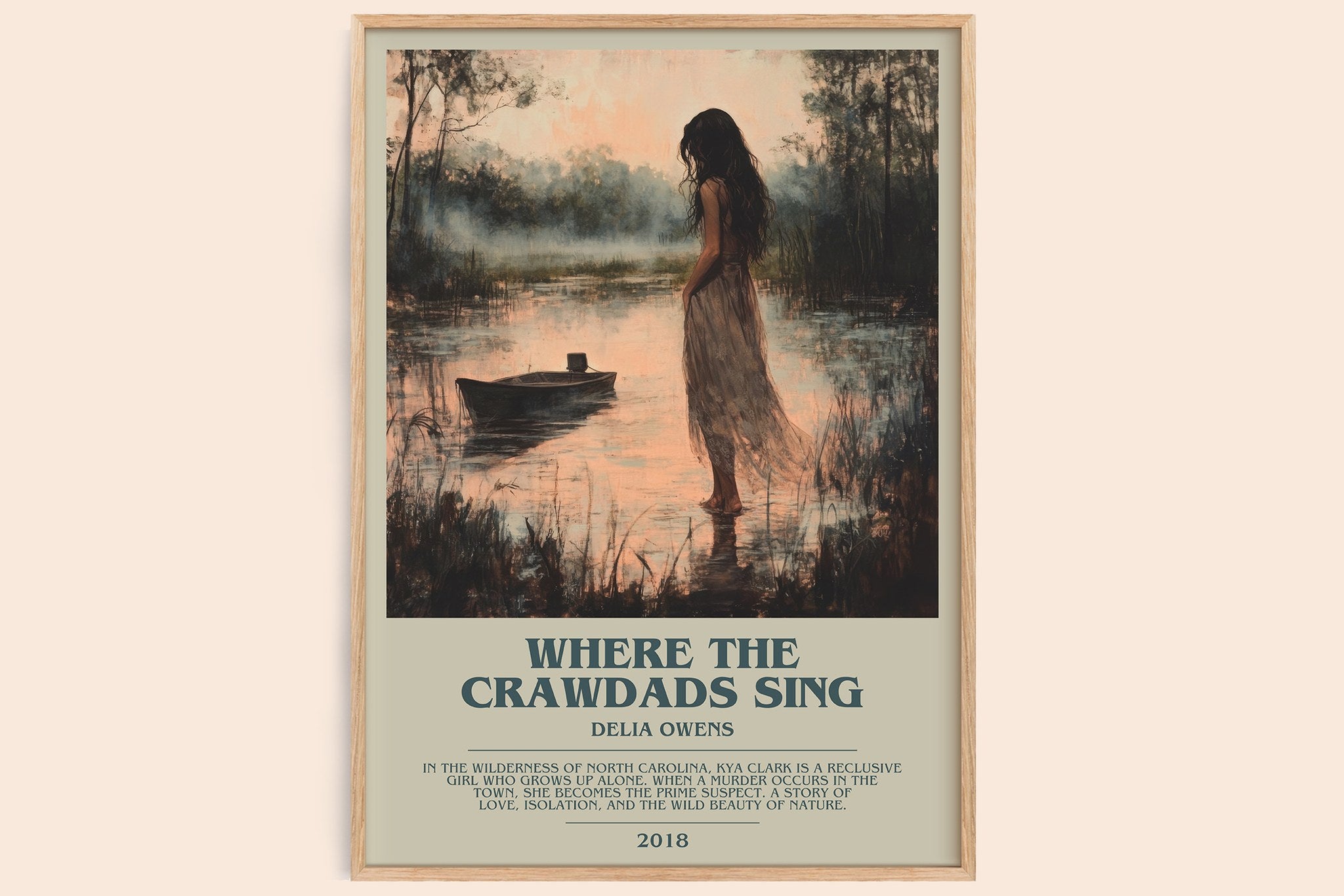 Where the Crawdads Sing Bookish Wall Art by Delia Owens