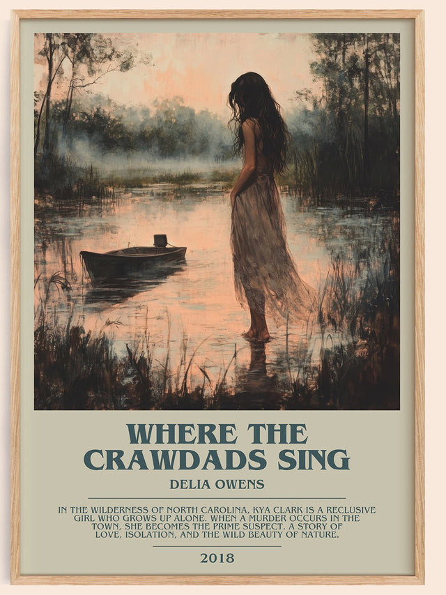 Where the Crawdads Sing Bookish Wall Art by Delia Owens
