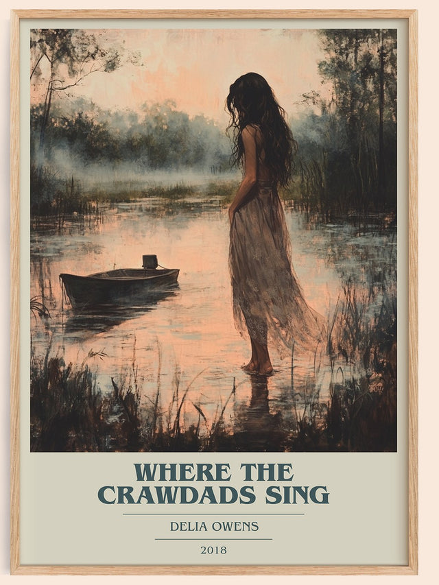 Where the Crawdads Sing Book Cover Poster by Delia Owens