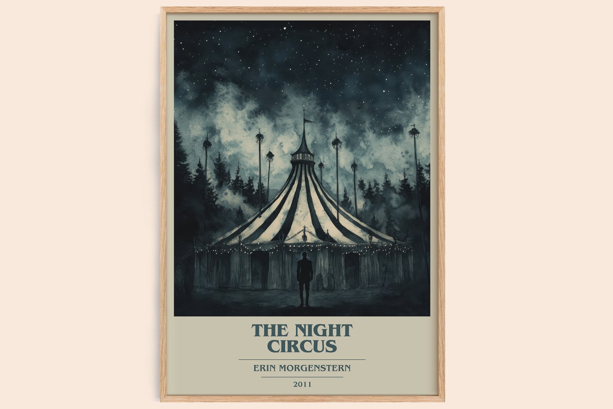 The Night Circus Book Cover Poster by Erin Morgenstern