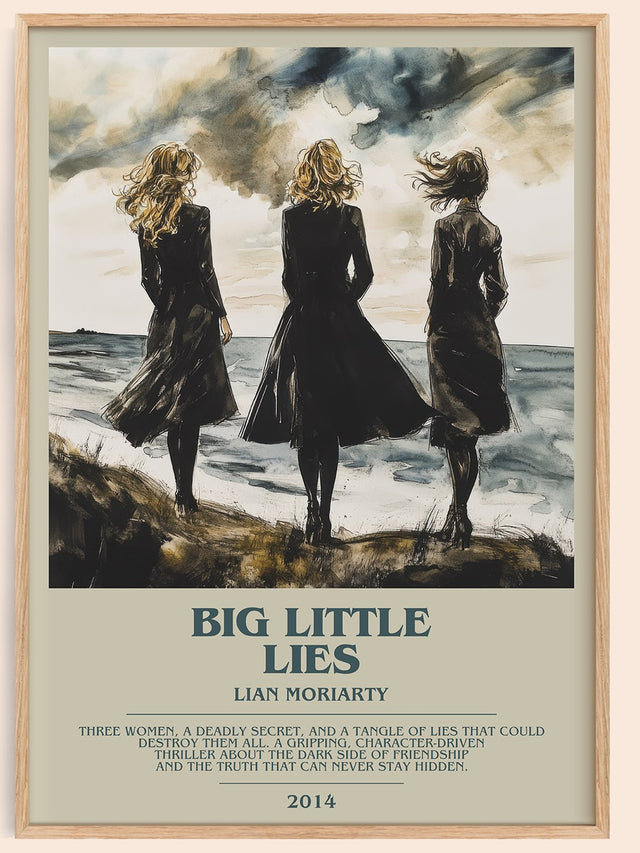 Big Little Lies Bookish Wall Art by Lian Moriarty