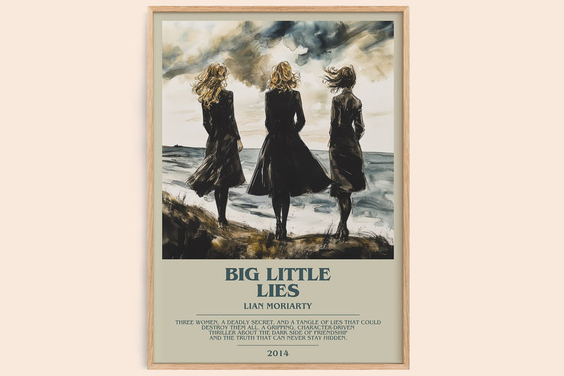 Big Little Lies Bookish Wall Art by Lian Moriarty (Modern style)