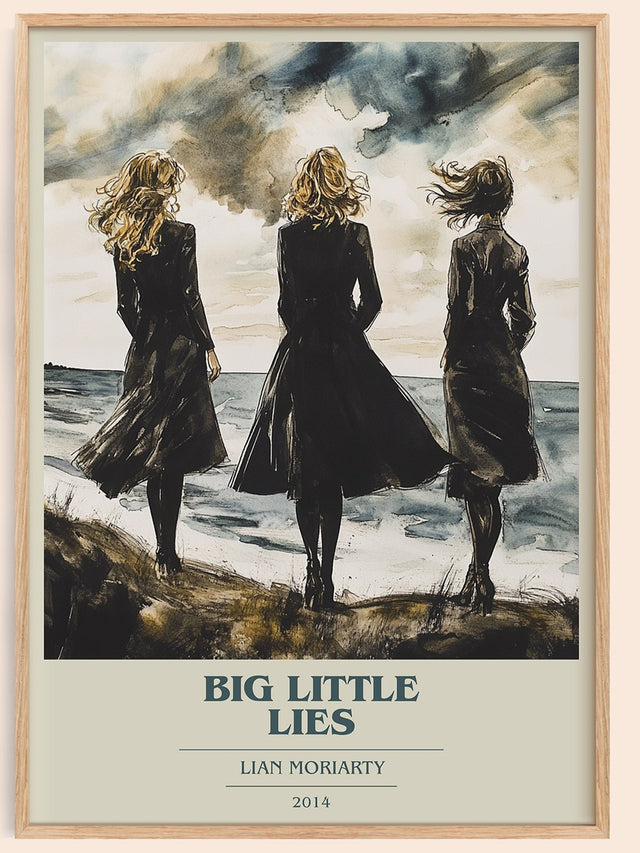 Big Little Lies Book Cover Poster by Lian Moriarty