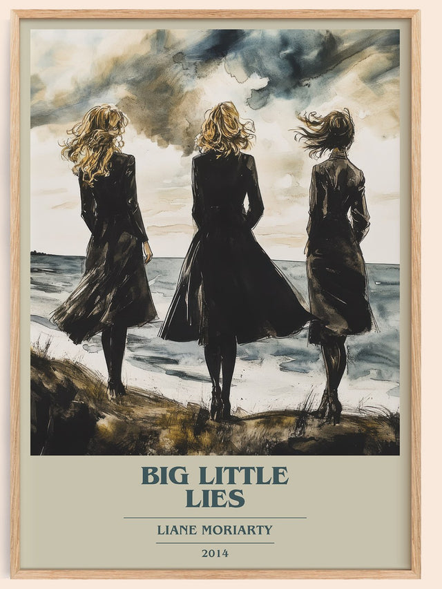 Big Little Lies Book Cover Poster by Lian Moriarty
