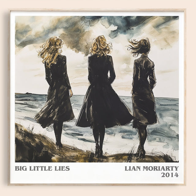 Big Little Lies Literary Art Print by Lian Moriarty