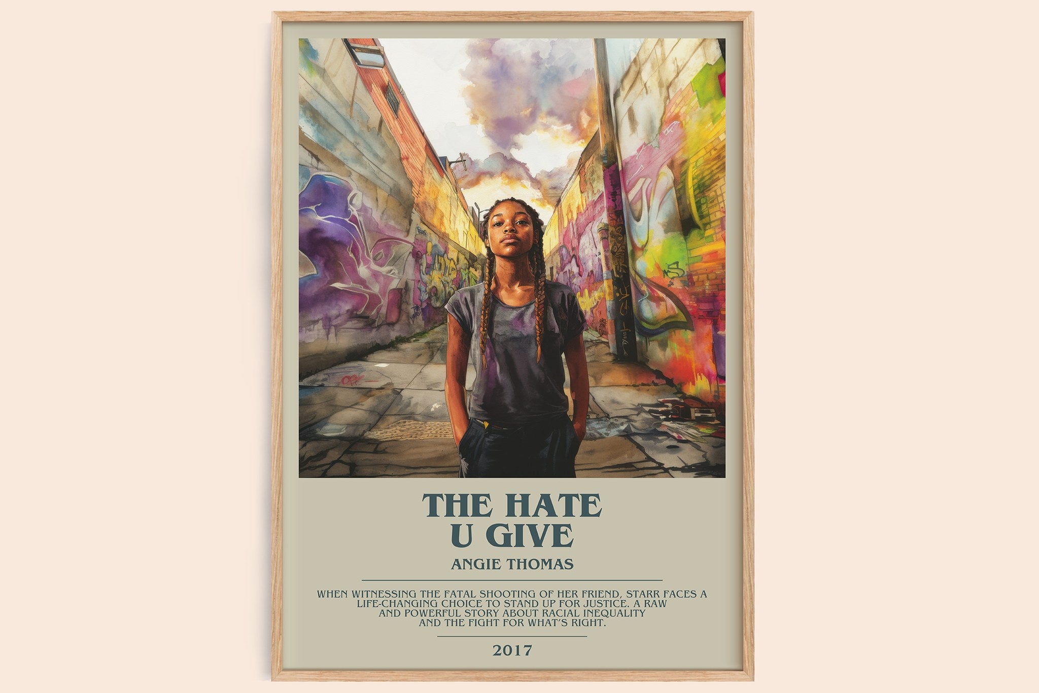 The Hate U Give Bookish Wall Art by Angie Thomas