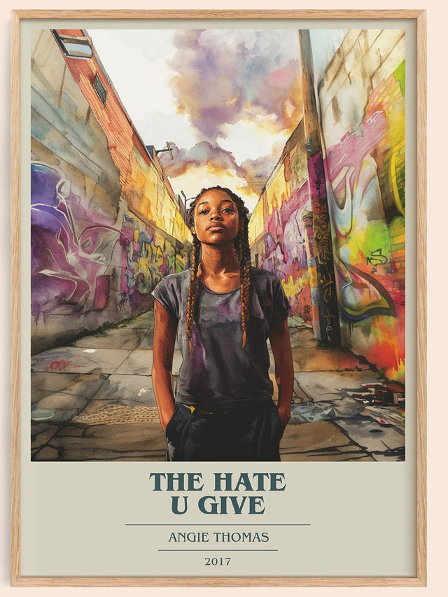 The Hate U Give Book Cover Poster by Angie Thomas
