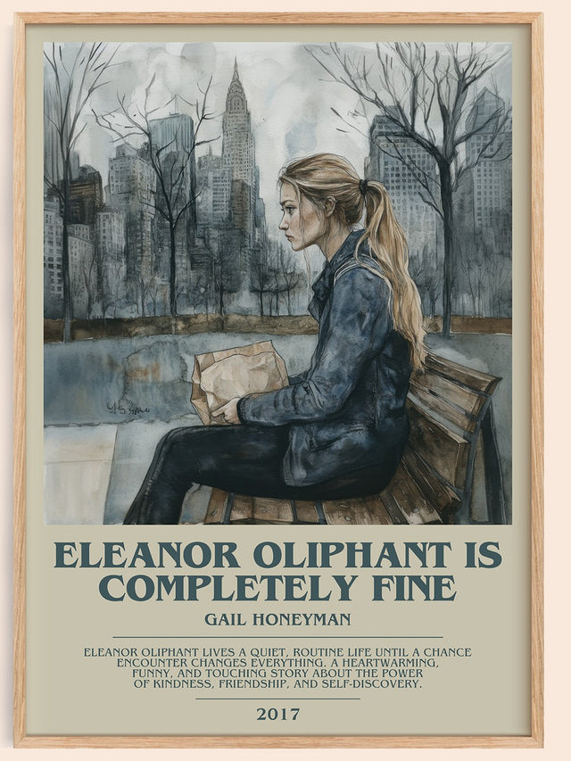 Eleanor Oliphant Is Completely Fine Bookish Wall Art by Gail Honeyman