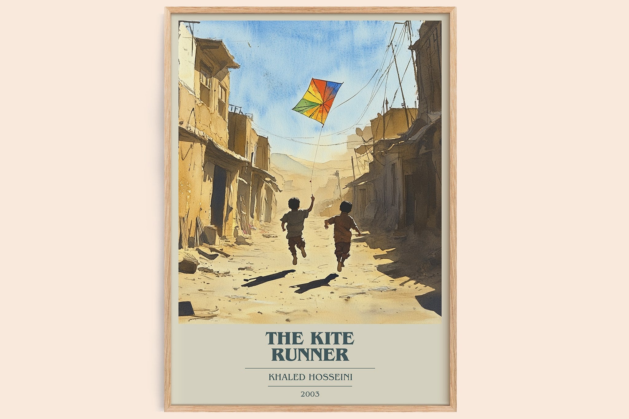 The Kite Runner Book Cover Poster by Khaled Hosseini