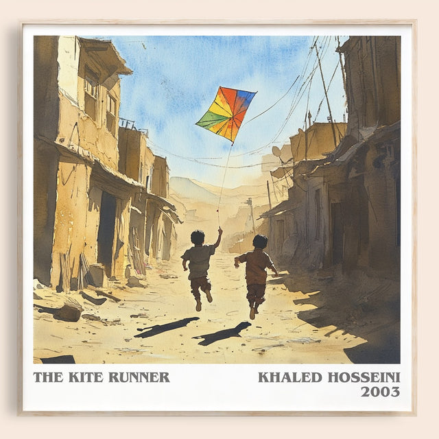 The Kite Runner Literary Art Print by Khaled Hosseini