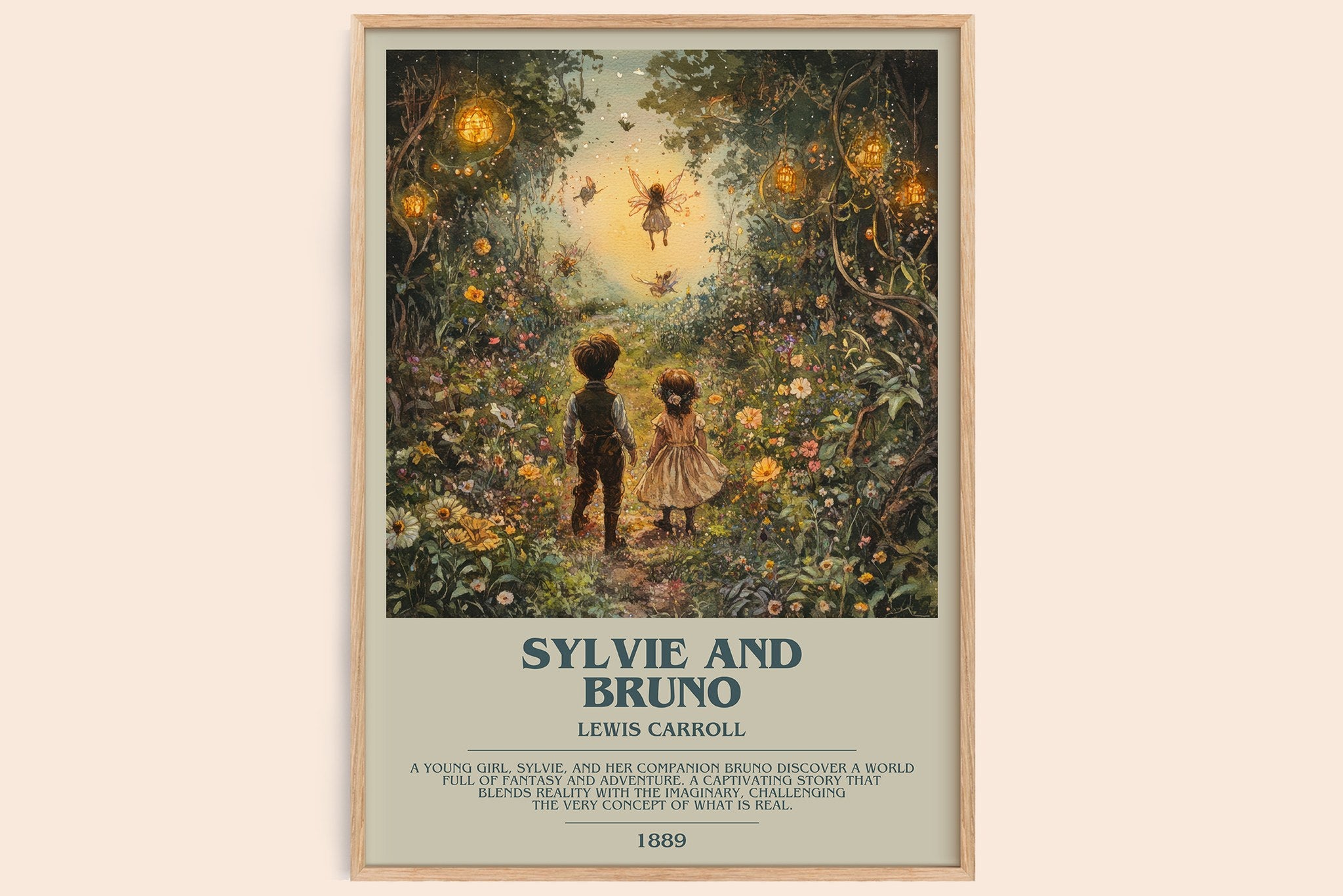 Sylvie and Bruno Bookish Wall Art by Lewis Carroll