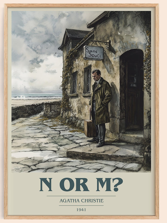 N Or M? Book Cover Poster by Agatha Christie