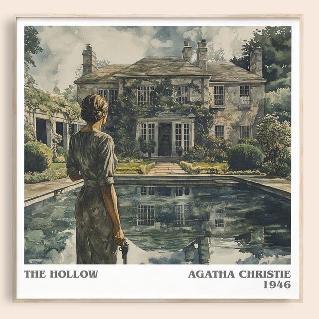 The Hollow Literary Art Print by Agatha Christie