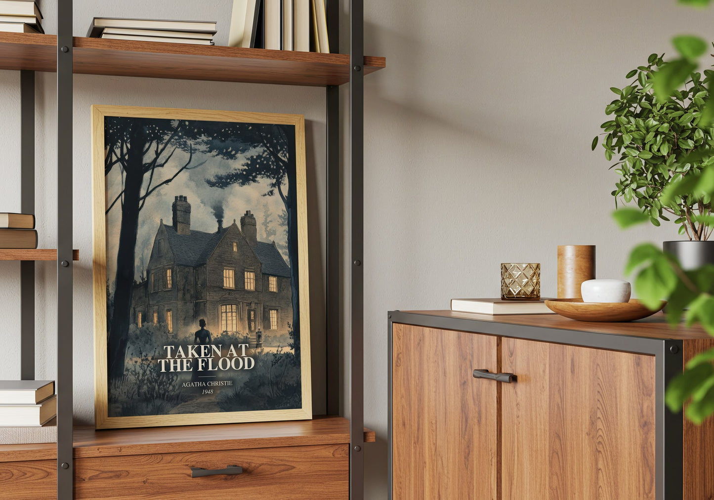 Taken At The Flood book watercolour illustration paper finish options – matte satin gloss