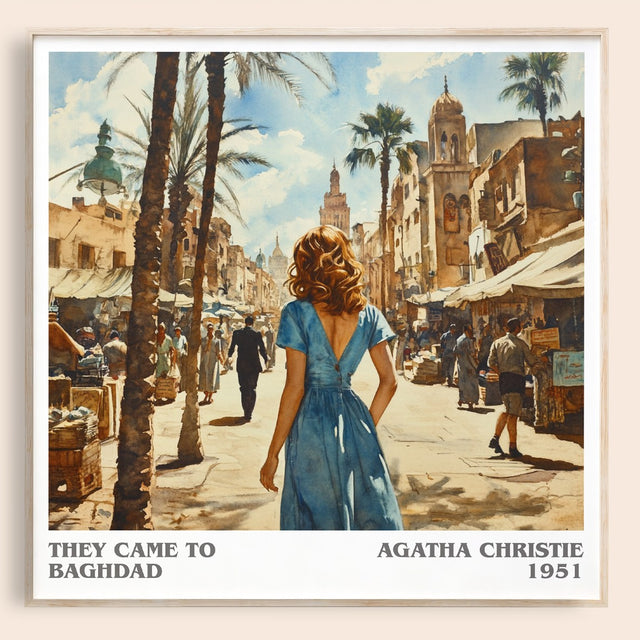 They Came to Baghdad Literary Art Print by Agatha Christie