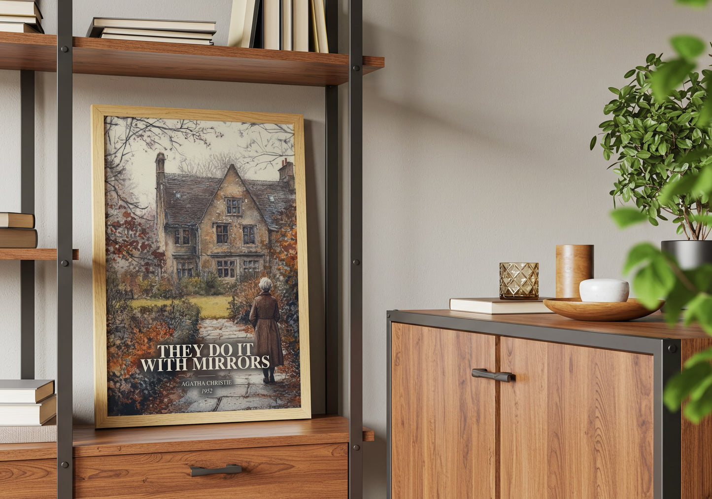 They Do It With Mirrors book watercolour illustration paper finish options – matte satin gloss