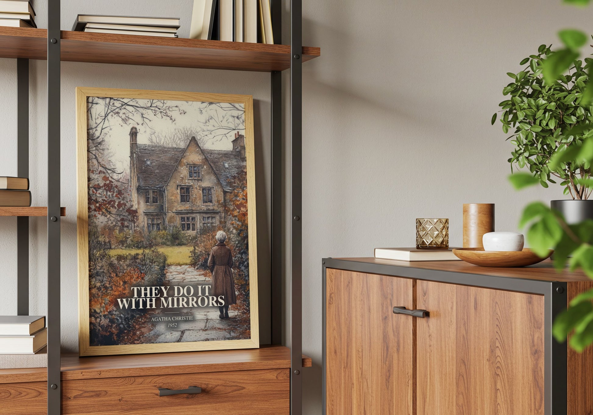 They Do It With Mirrors book watercolour illustration paper finish options – matte satin gloss